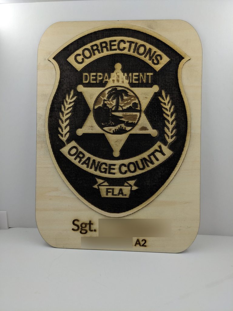 3D printed plaques, a sample of the types of 3d printed plaques that PrinterMcgee has printed. 